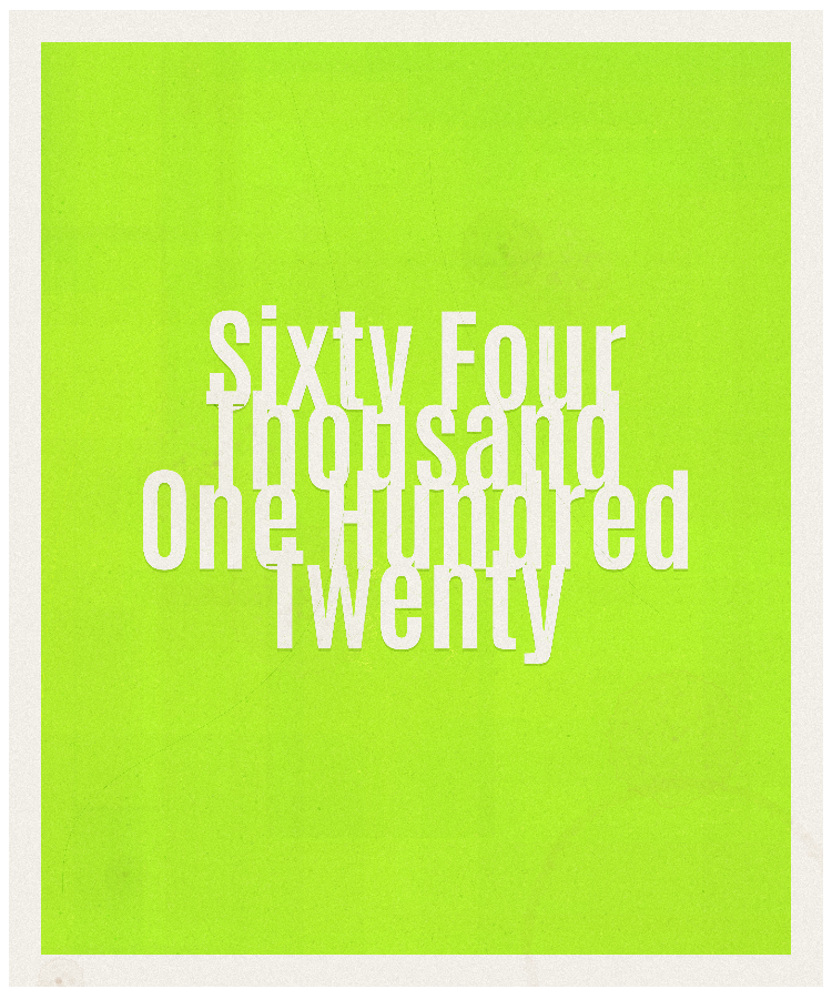 Count #64120