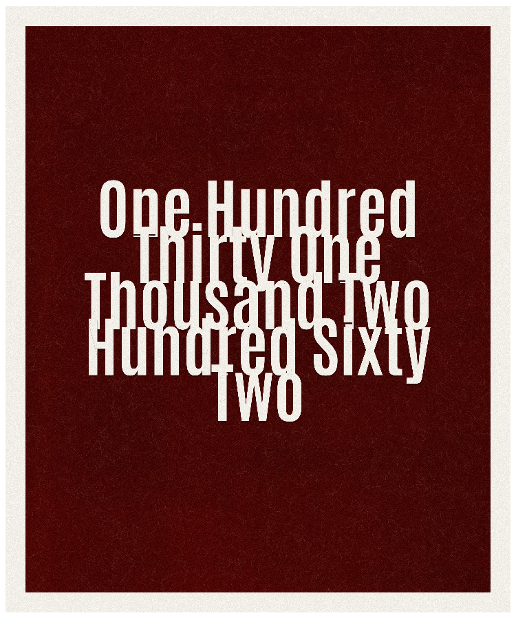Count #131262