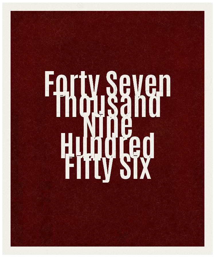 Count #47956
