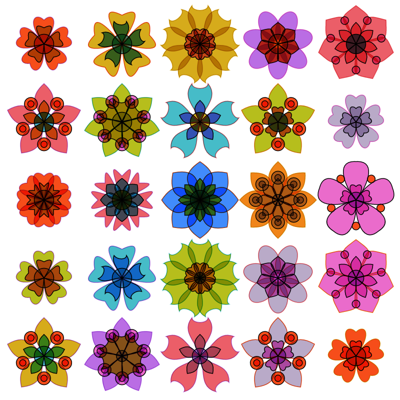 Flower Grid