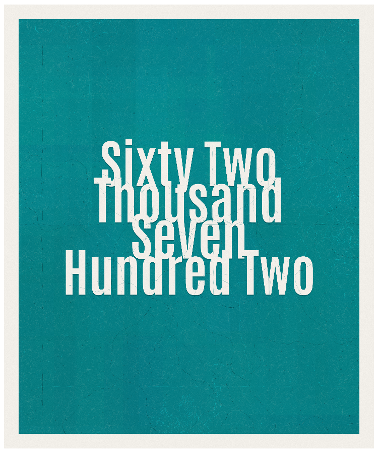 Count #62702