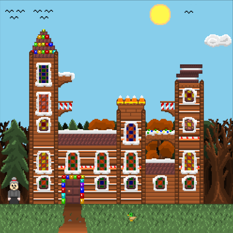 2D Mansion Candy House #64