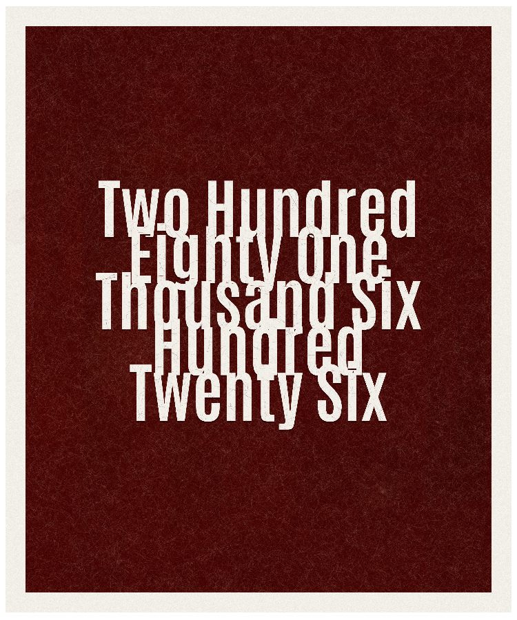 Count #281626