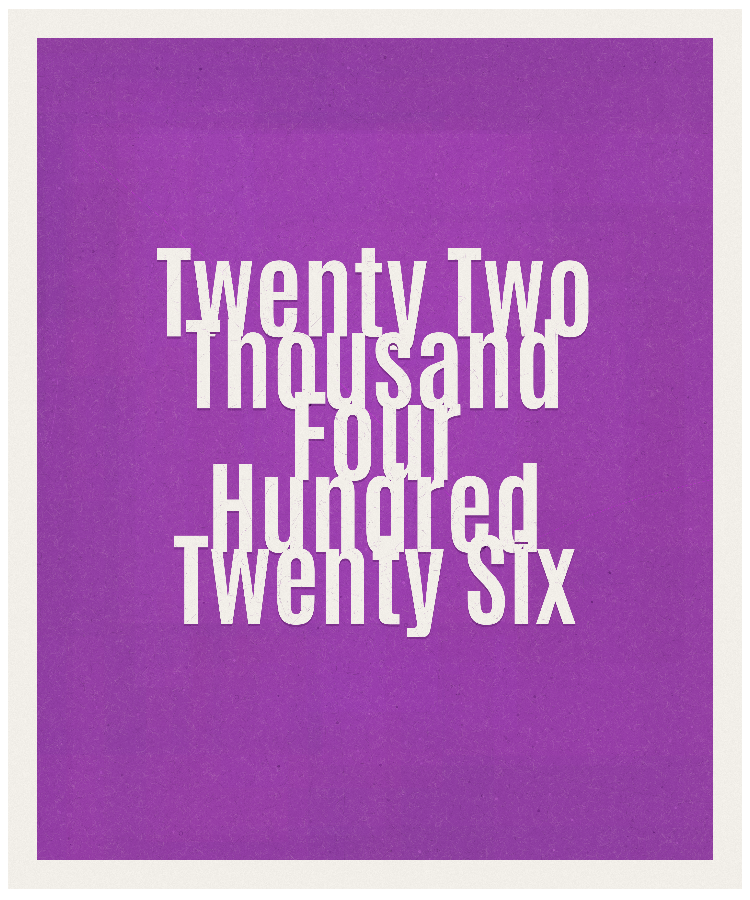 Count #22426