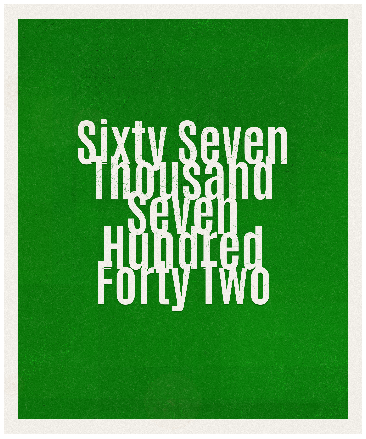 Count #67742