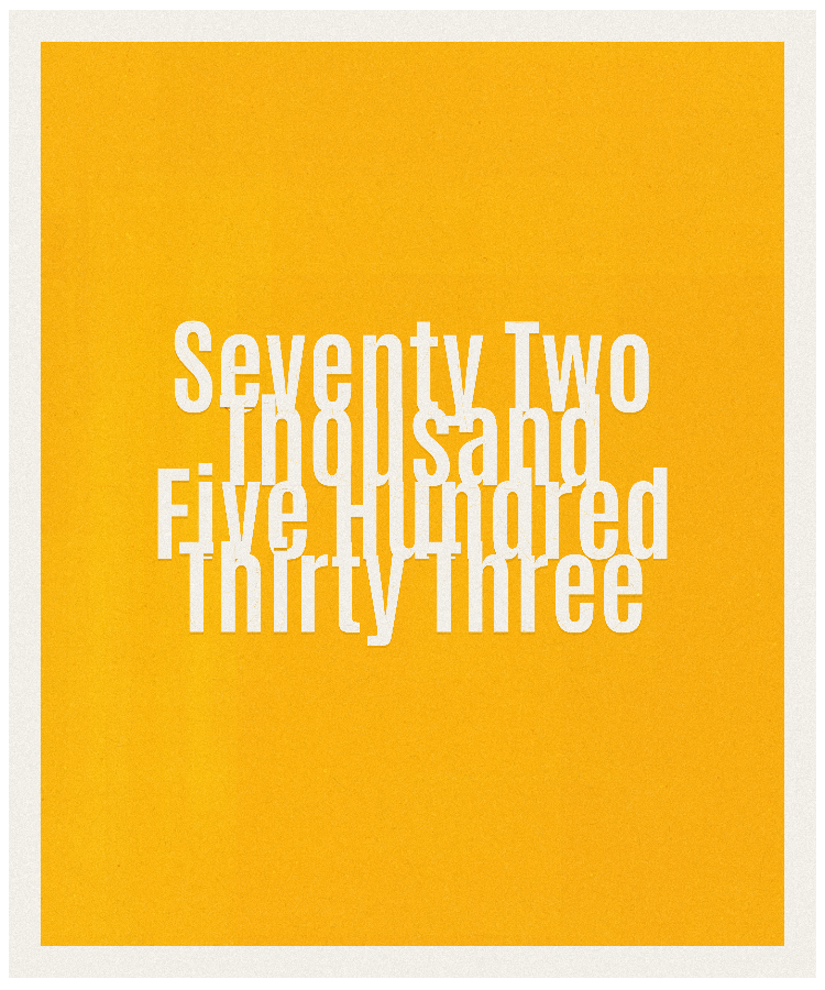 Count #72533
