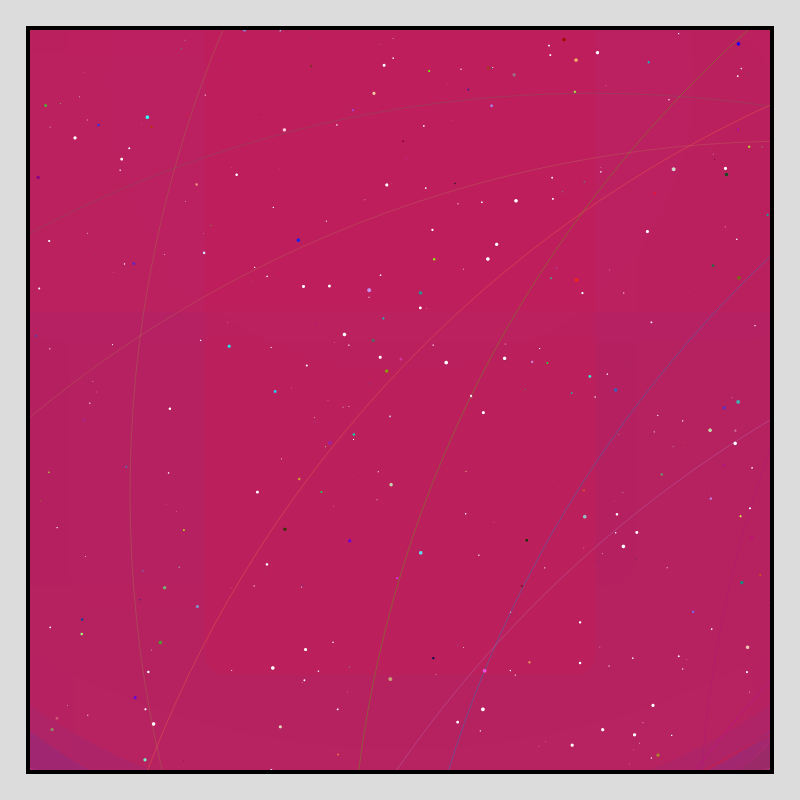 Color Field Starry B #43