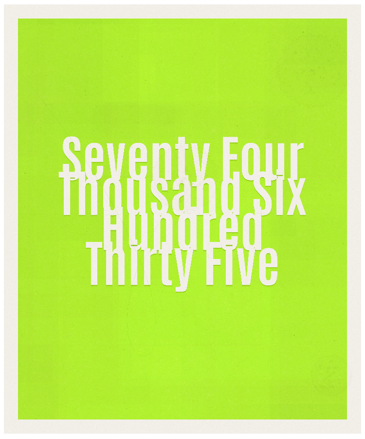 Count #74635