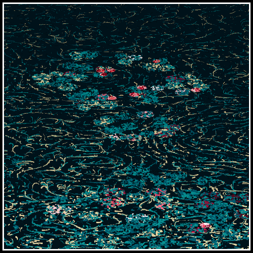 Polluted water lilies #92