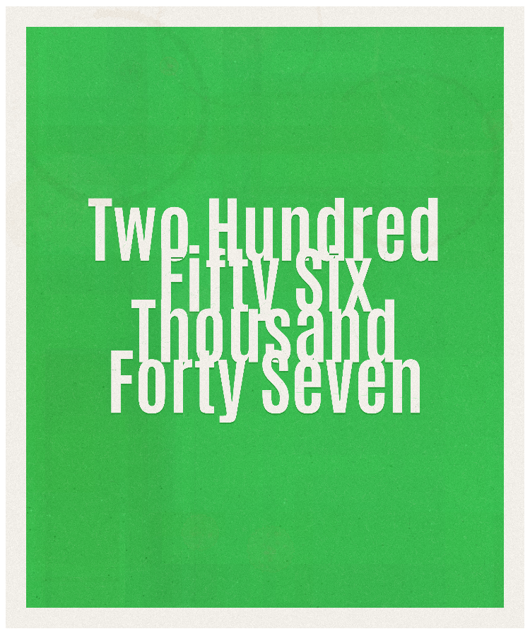 Count #256047