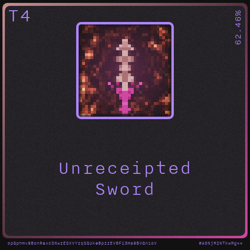 Gear for your quests - Sword #8