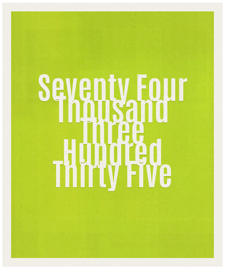 Count #74335