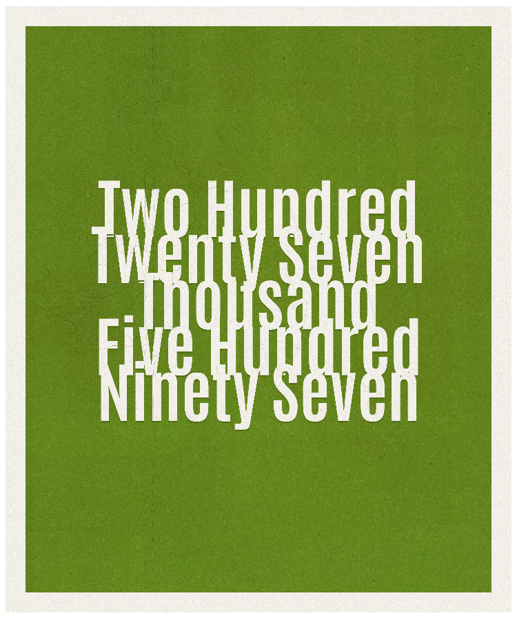 Count #227597