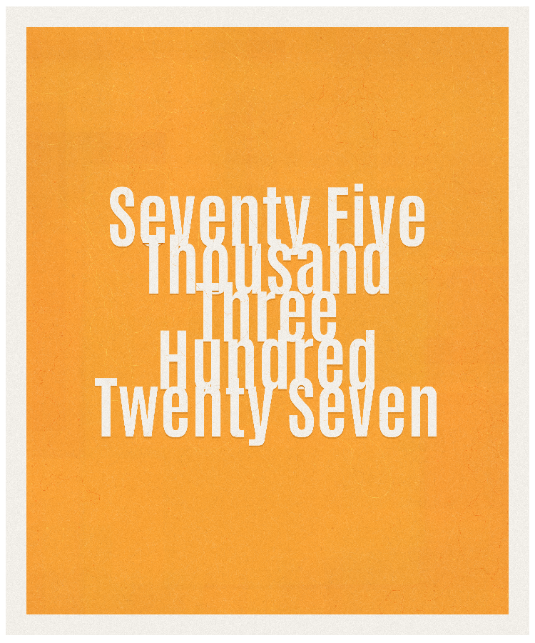 Count #75327