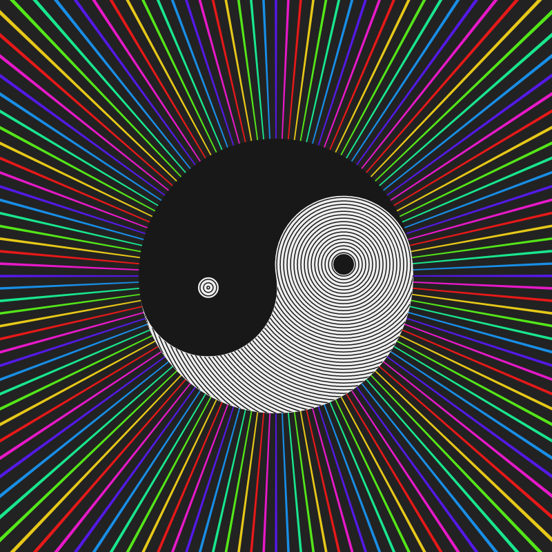 hypnotic Yin and yang