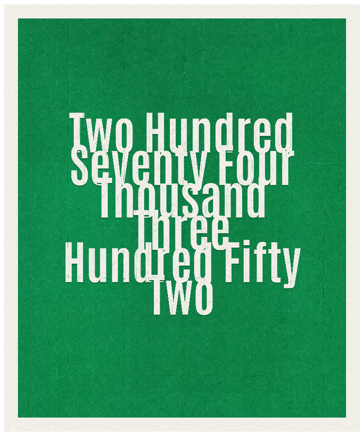 Count #274352