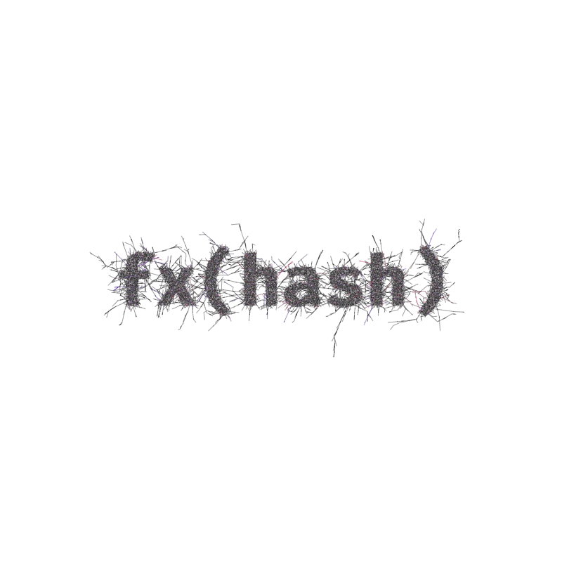 FXHASH Generative Logo #123