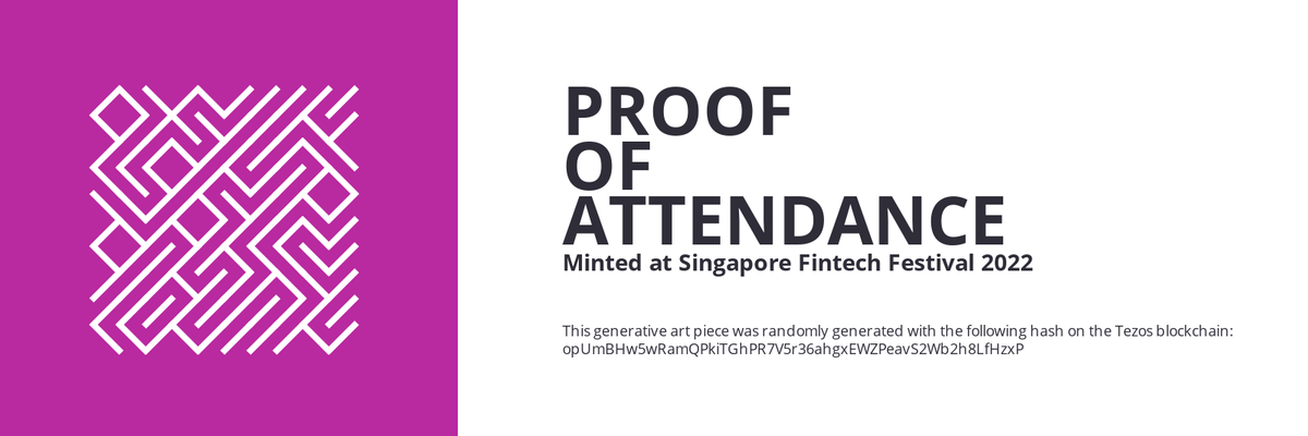 SFF2022 Proof of Attendance Token #816