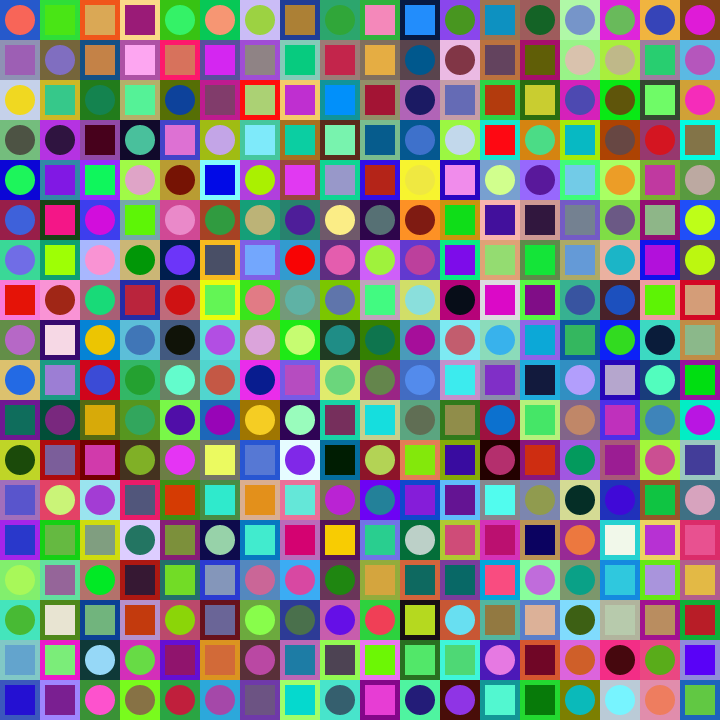 Square Dot Composition #131