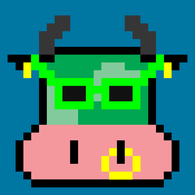 pixel cow #15