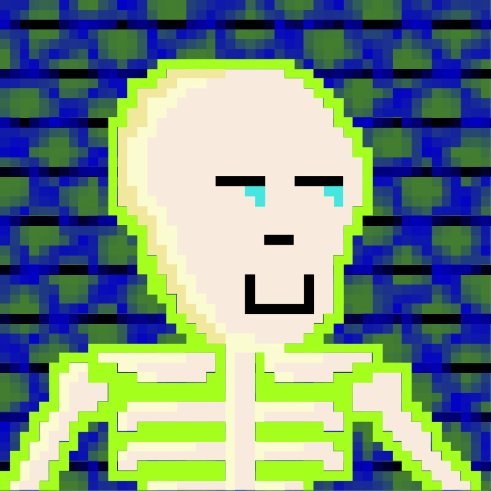 PIXEL SKULLETTI 1 #124