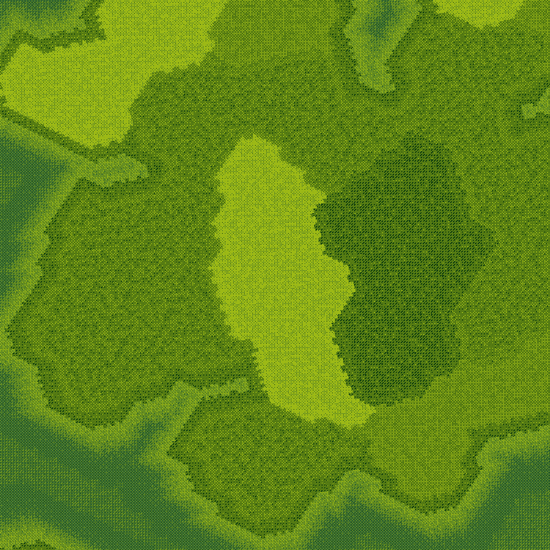 Littlecube Maps: Green Dithering #9