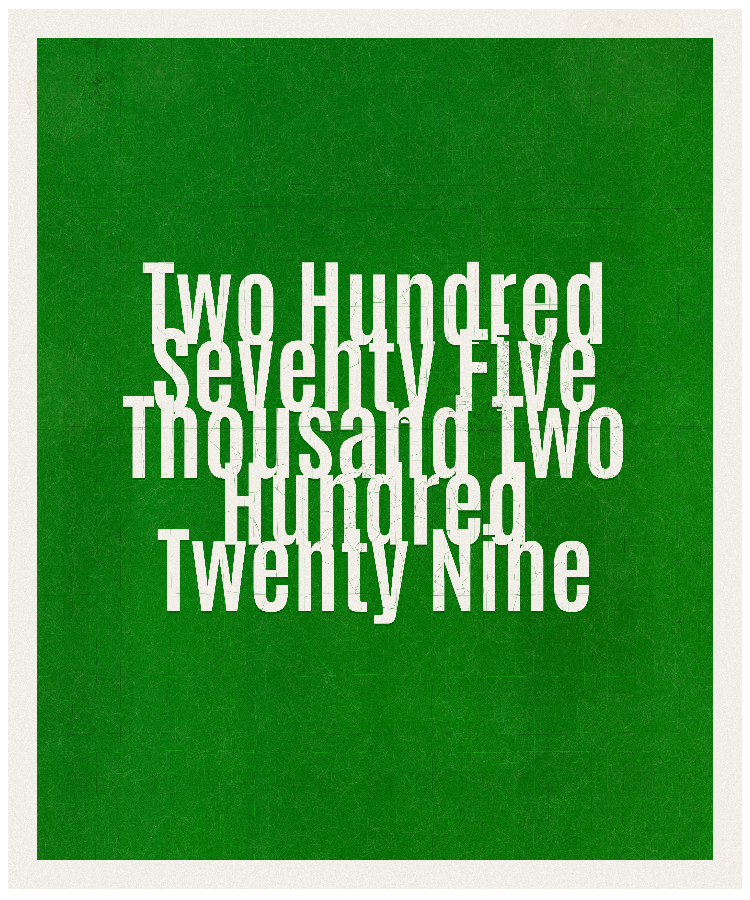 Count #275229