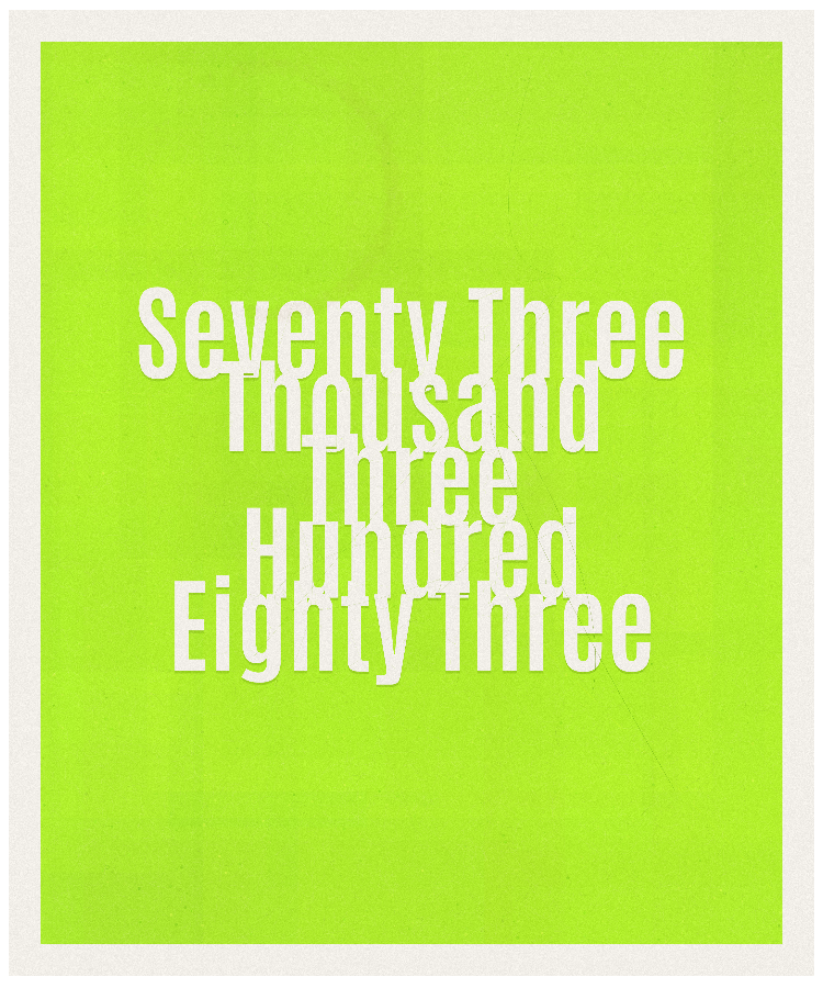 Count #73383