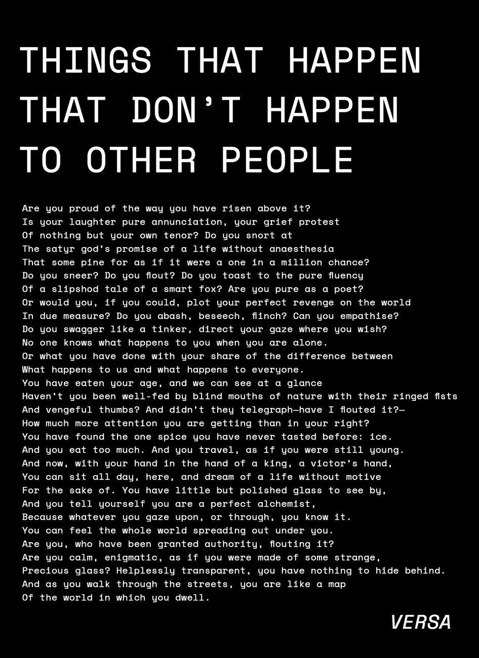 THINGS THAT HAPPEN THAT DON'T HAPPEN TO OTHER PEOPLE