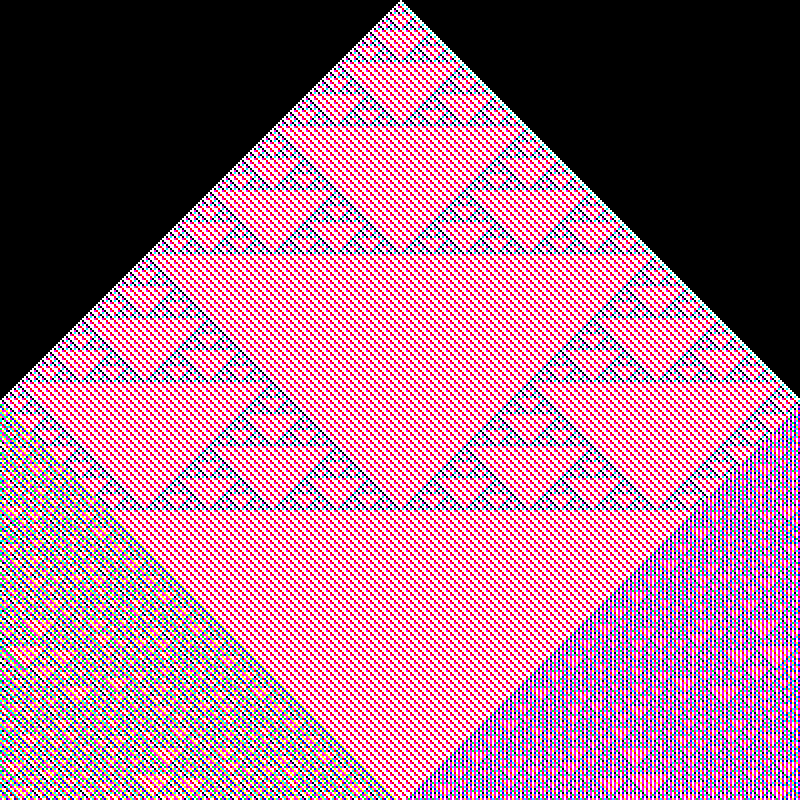 RGB Elementary Cellular Automaton #839