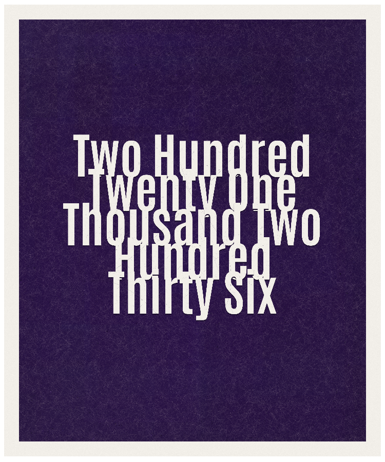 Count #221236