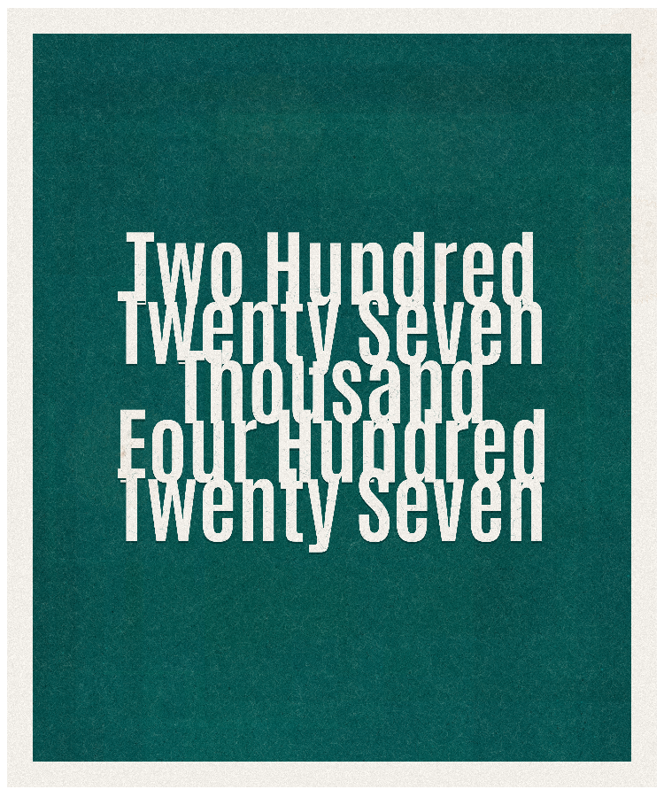 Count #227427