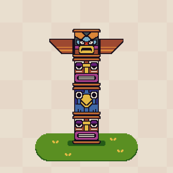 Tiki Totem  #44