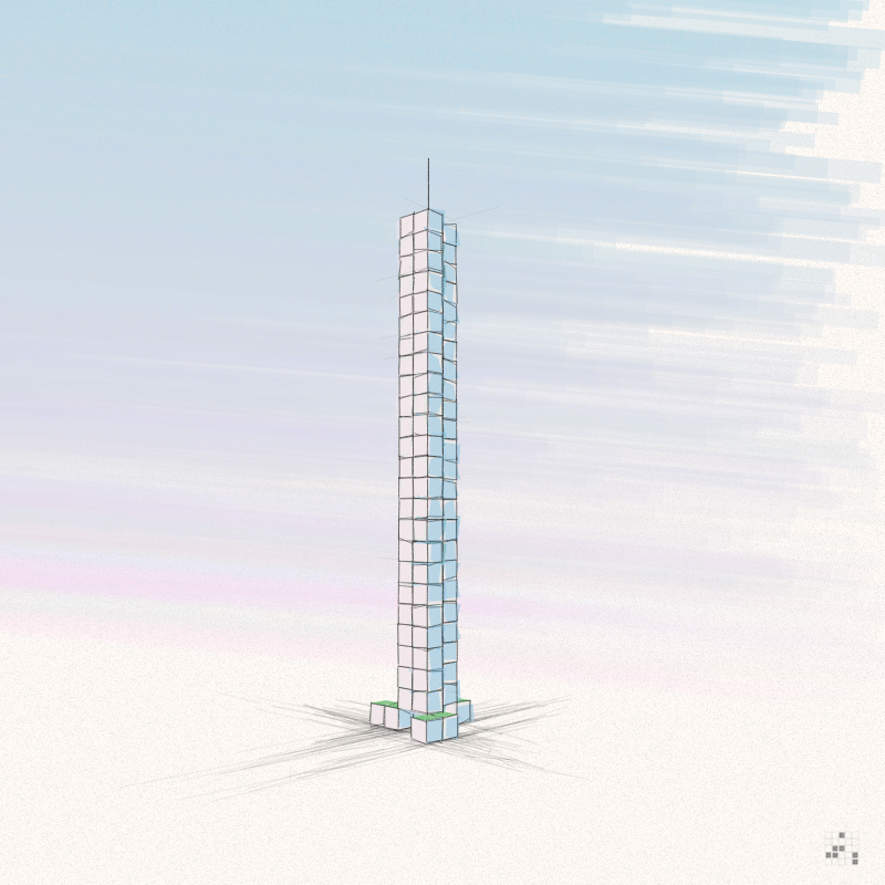 Cellular Skyscrapers #238