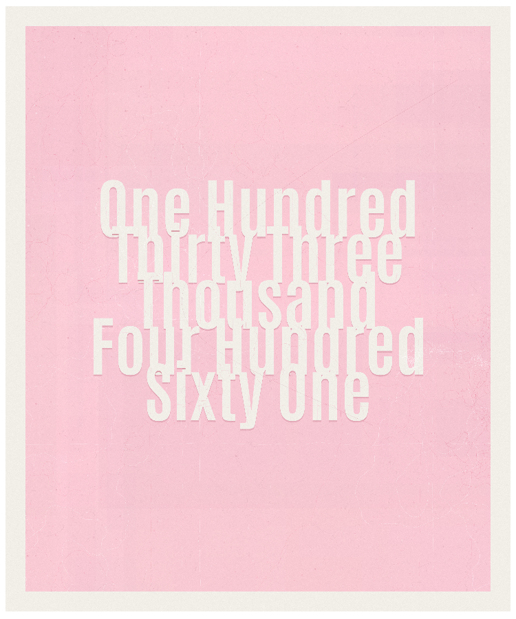 Count #133461