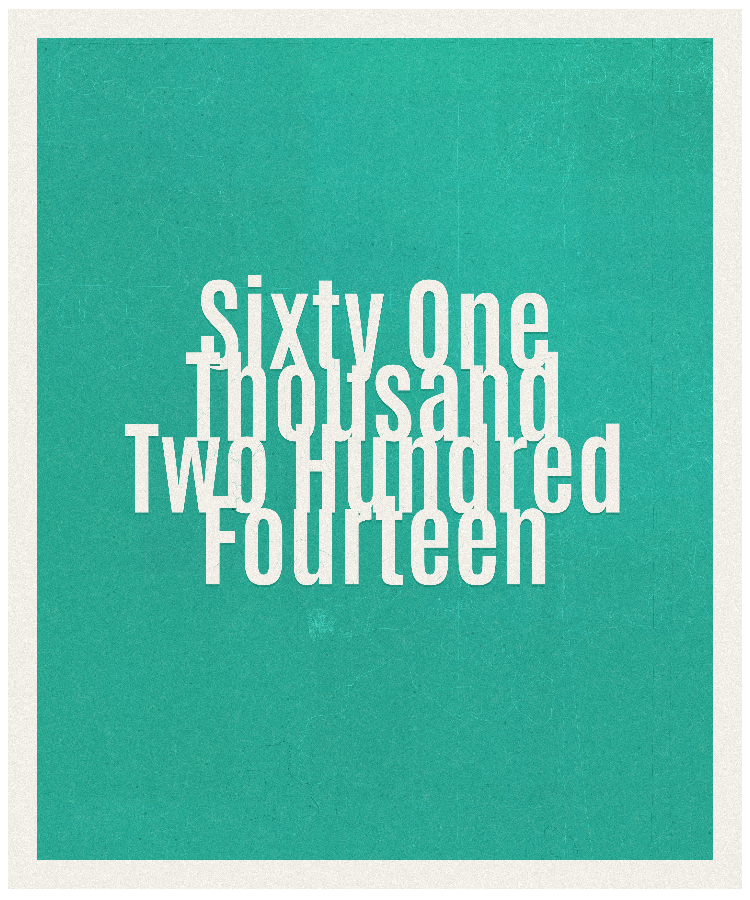 Count #61214