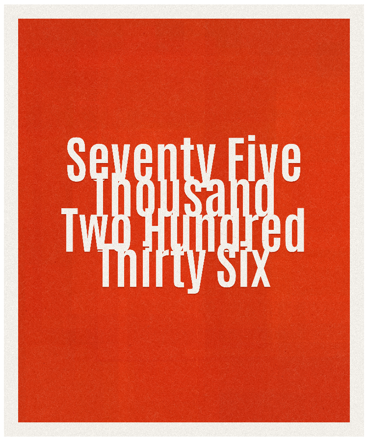 Count #75236