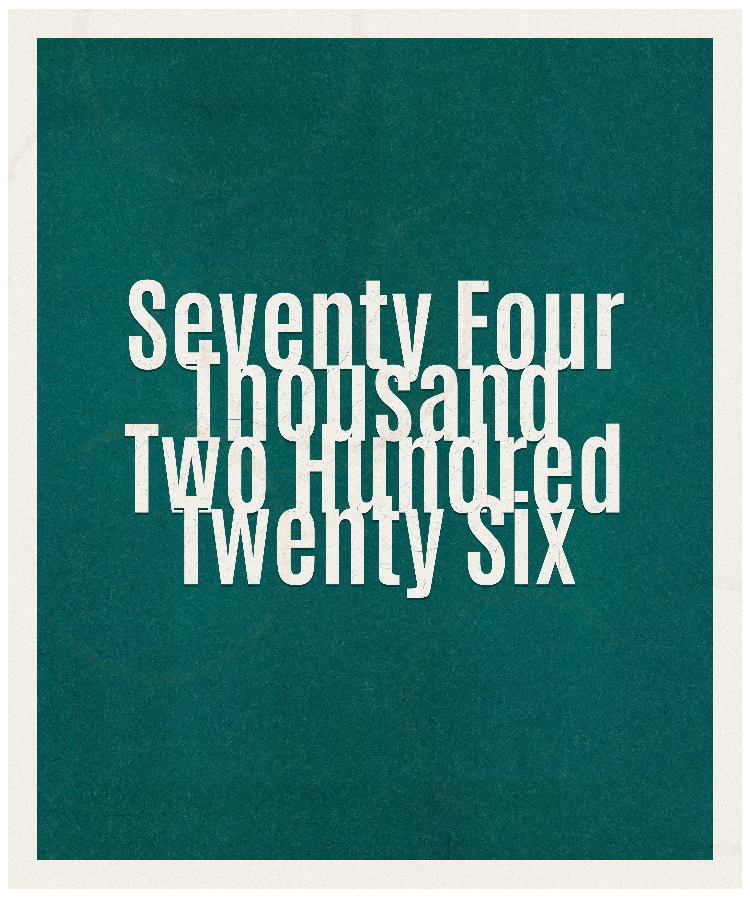 Count #74226