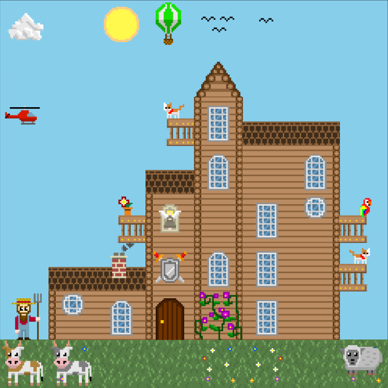 2D Mansion #400