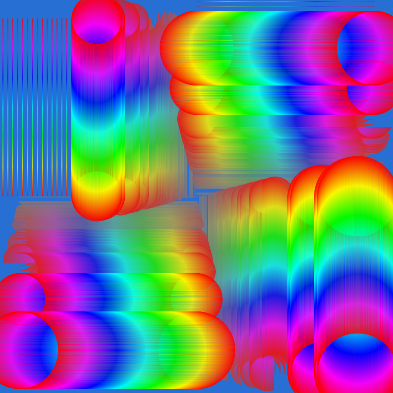 Fibonacci Rainbow Spiral ver3 var11 #1