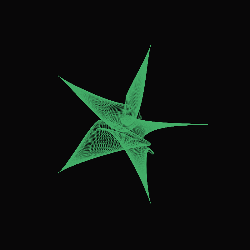 Bezier Stars #48