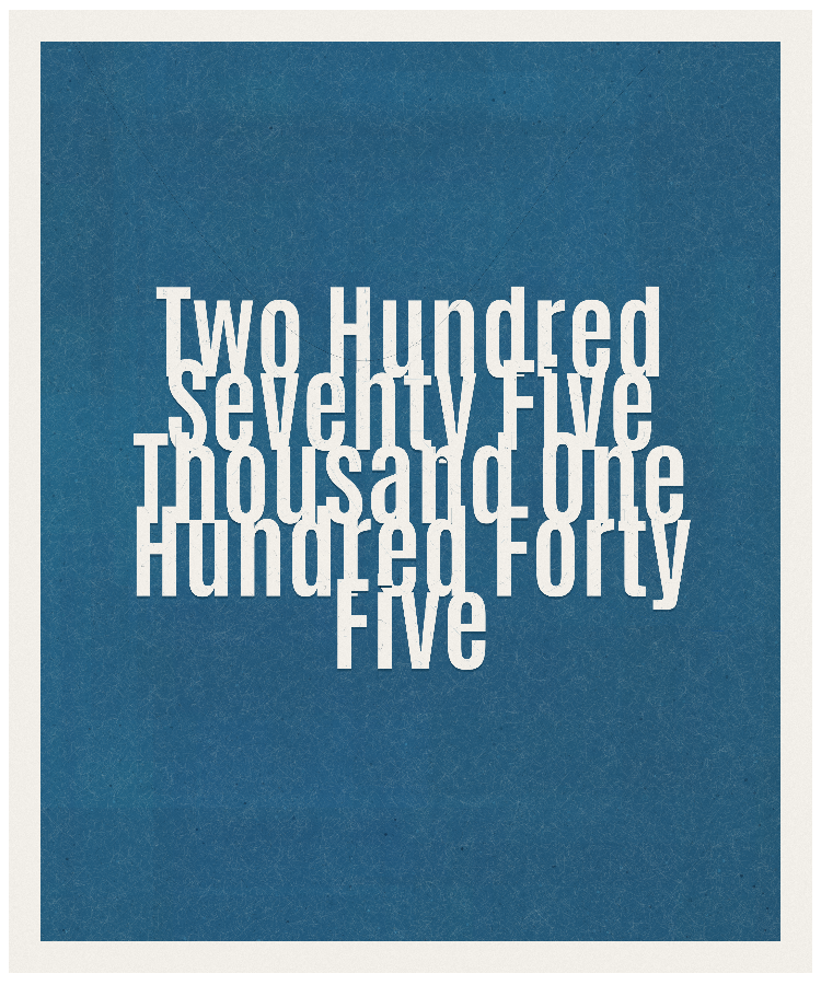 Count #275145