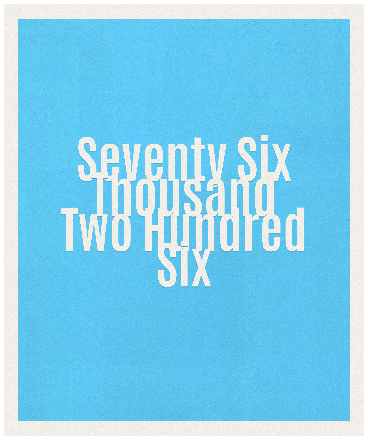 Count #76206