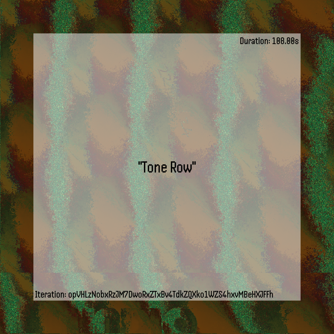 Tone Row #85