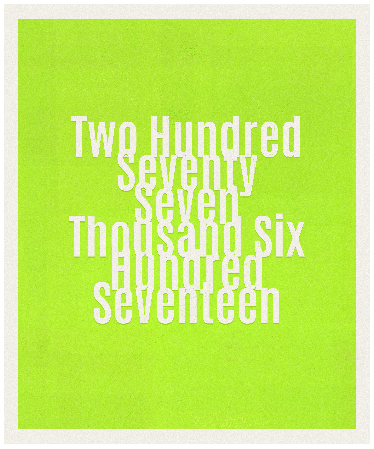 Count #277617