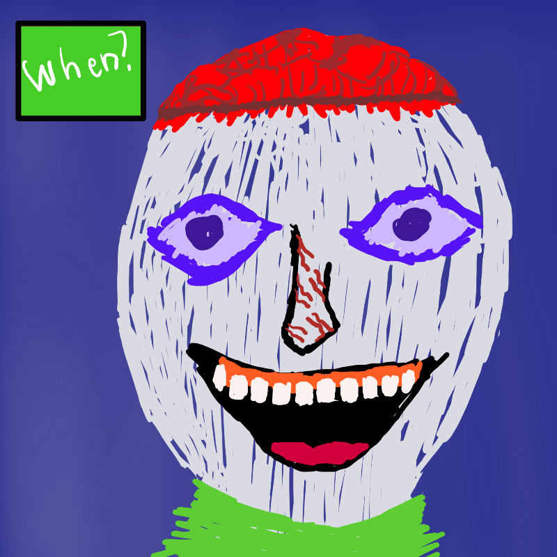 sCARY SNOWMAN #6