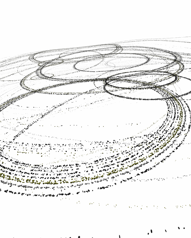 circle drops - 'the passenger' sketches #17