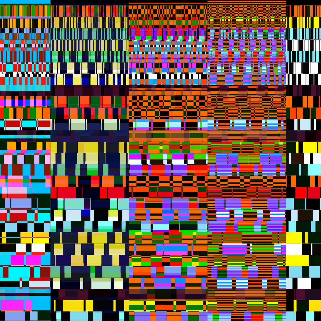 Glitchometry Stripes #91