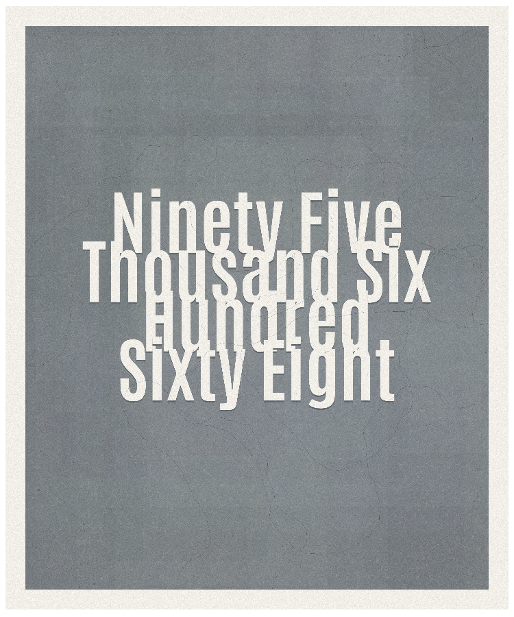 Count #95668