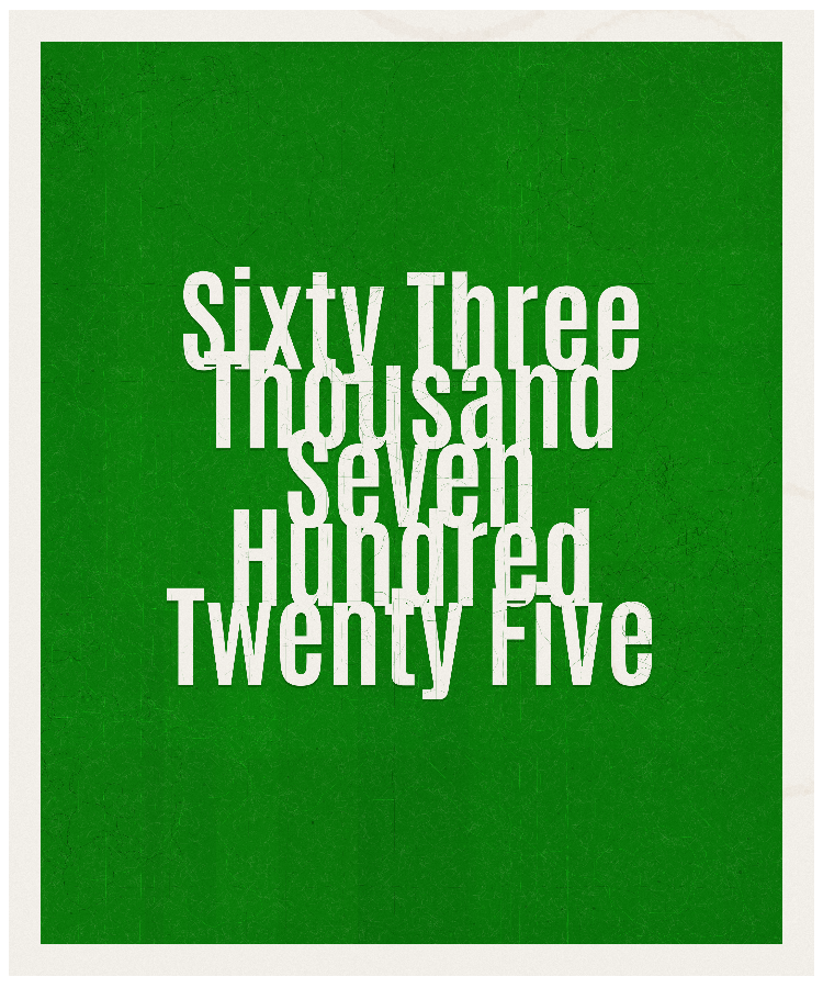 Count #63725